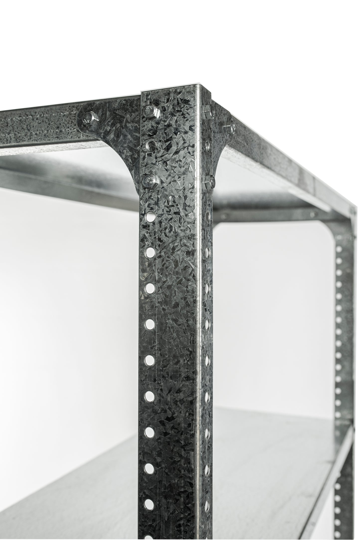 GALVANIZED SHELVING UNIT
